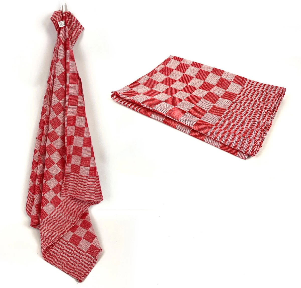 Theedoekenset - Glazendoeken - Blok Rood - 65x65 - Set Van 6 - Geblokt - Blokdoeken - 100% Katoen - Horeca Theedoeken - Horeca - Glazendoeken 2 Theedoekenset - Glazendoeken - Blok Rood - 65x65 - Set Van 6 - Geblokt - Blokdoeken - 100% Katoen - Horeca Theedoeken - Horeca - Glazendoeken - Afbeelding 2