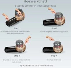 Elektrische Sigarettenmaker - Sigarettenmakers - Elektrische Sigarettenmachine - Automatische Sigaretten Maker - Electrische Sigarettenvuller -Merkloos Verkoopwinkel 1200x1151 6