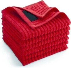 Zavelo 6x Theedoeken En 6x Keukendoeken Set + 6x VAATDOEKJES - 6x Theedoeken - 6x Keukendoeken - Rood -Merkloos Verkoopwinkel 1200x1154