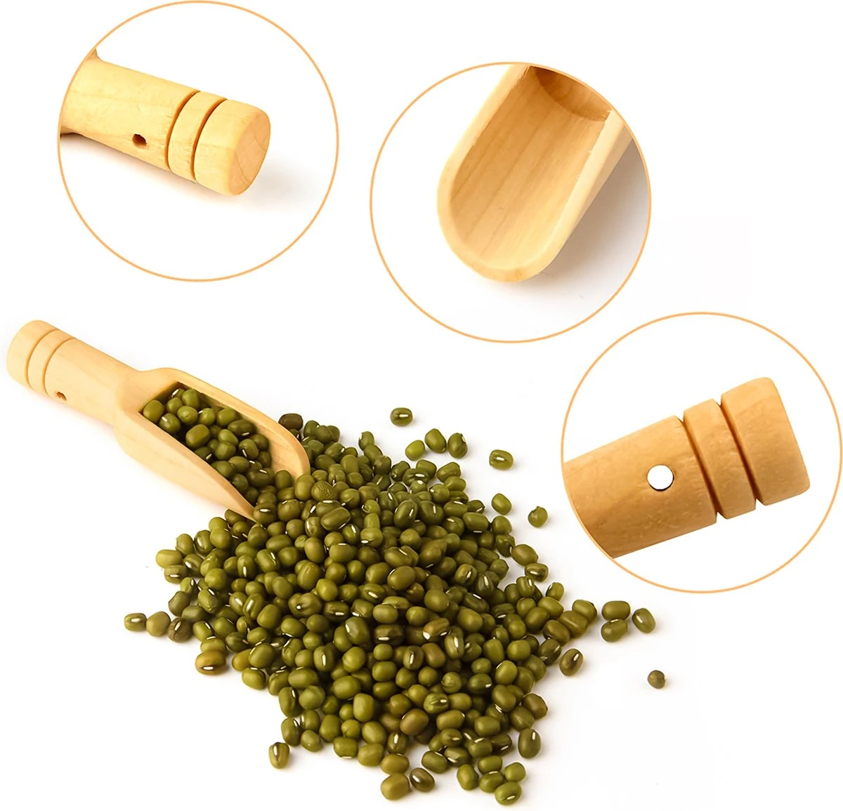 10 Stuks Mini Houten Lepels - Kleine Theelepeltjes - Houten Schepjes - Doseerschep Maatlepel - Lepels Voor Keuken, Koken, Kruiden, Koffie, Thee, Suiker En Zout - Spatel 7 10 Stuks Mini Houten Lepels - Kleine Theelepeltjes - Houten Schepjes - Doseerschep Maatlepel - Lepels Voor Keuken, Koken, Kruiden, Koffie, Thee, Suiker En Zout - Spatel - Afbeelding 7