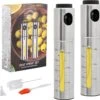 Olijfolie Sprayer - Olie Spray - Cooking Spray - Bakspray - 2 Stuks - RVS - Premium Quality - Gift Box - Inclusief Accessoires -