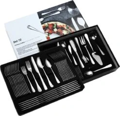 Bestekset Zilverkleurig - 72-delig - 12 Personen - Complete Set