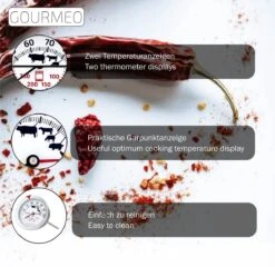 GOURMEO® 2-in-1 Vleesthermometer (vlees En Oventemperatuur) Van Roestvrij Staal Met Gaarpuntweergave, Braadthermometer, Grillthermometer, Oventhermometer 10 GOURMEO® 2-in-1 Vleesthermometer (vlees En Oventemperatuur) Van Roestvrij Staal Met Gaarpuntweergave, Braadthermometer, Grillthermometer, Oventhermometer -Merkloos Verkoopwinkel 1200x1166 3