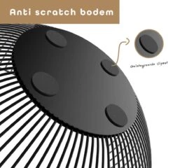 Fruitschaal Zwart – Fruitmand – Metaal – Modern – Medium – 25cm - Baulk® -Merkloos Verkoopwinkel 1200x1167 11