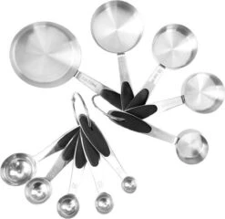 10-delige Set Maatlepels & Maatbekers - Hoogwaardig Roestvrij Staal (RVS) - Maatlepel Set - Maat Cups & Spoons - Met Exacte Hoeveelheden 7 10-delige Set Maatlepels & Maatbekers - Hoogwaardig Roestvrij Staal (RVS) - Maatlepel Set - Maat Cups & Spoons - Met Exacte Hoeveelheden -Merkloos Verkoopwinkel 1200x1167 5
