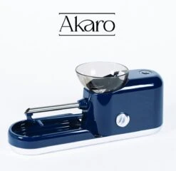 Akaro Elektrische Sigarettenmaker - Blauw - 3 Standen - Opvangbak - Tabaktrechter - Sigaretten Maker Electrisch - Sigaretten Maker - Electrische Sigarettenmachine