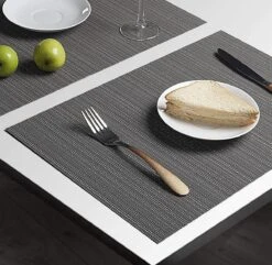 Merkloos Placemats | Set Van 6 Stuks | Antraciet |30 X 45cm | Anti-slip |Hittebestendig |Onderhoudsvriendelijk -Merkloos Verkoopwinkel 1200x1169 7