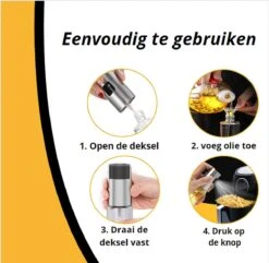 Merkloos Olijfolie Sprayer - Inclusief Accessoires - Oliefles - Cooking Spray - Olijfolie Fles -Merkloos Verkoopwinkel 1200x1170 12