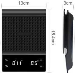 IMTEX - Keukenweegschaal - Koffie Scale - Met Timer - LED Scherm - 3000 Gram - 3 Kilo - Zwart 10 IMTEX - Keukenweegschaal - Koffie Scale - Met Timer - LED Scherm - 3000 Gram - 3 Kilo - Zwart -Merkloos Verkoopwinkel 1200x1170 6