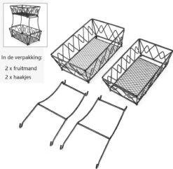 Cgoods Fruitschaal 2 Laags - Fruitschaal - Fruitmand - Fruitschaal Etagere - Schaal - Zwart 15 Cgoods Fruitschaal 2 Laags - Fruitschaal - Fruitmand - Fruitschaal Etagere - Schaal - Zwart -Merkloos Verkoopwinkel 1200x1170 8