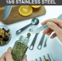 BOTC Maatbeker Set - 11-Delige - Meetlepels - Measuring Spoons - Maatschepjes - RVS -Merkloos Verkoopwinkel 1200x1172 6