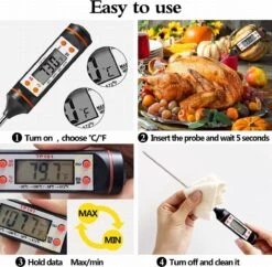 IGOODS - Digitale Vleesthermometer - Keukenthermometers- BBQ Thermometer- Voedselthermometer- RVS -Merkloos Verkoopwinkel 1200x1176 7