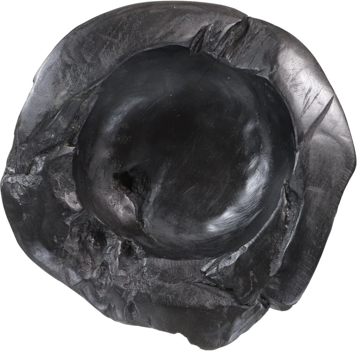 Fruitschaal - ø35-45 Cm - Zwart - Teak 5 Fruitschaal - ø35-45 Cm - Zwart - Teak - Afbeelding 5