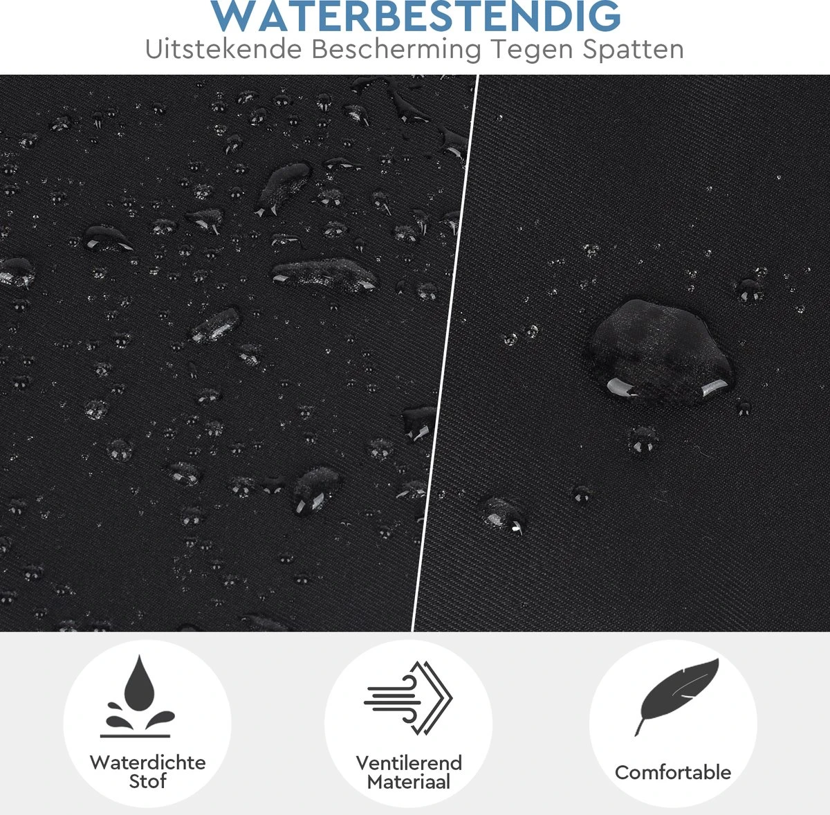 Keukenschort - Zwart - Kookschort - Schort - Restaurant - Met 2 Zakken En Verstelbaar Koord - Voor Mannen En Vrouwen - BBQ - Waterbestendig - Multifunctioneel 3 Keukenschort - Zwart - Kookschort - Schort - Restaurant - Met 2 Zakken En Verstelbaar Koord - Voor Mannen En Vrouwen - BBQ - Waterbestendig - Multifunctioneel - Afbeelding 3