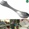 Usables Spork - 3 In 1 - Bestekset - Mes, Vork En Lepel - Milieuvriendelijk - Roestvrijstaal - RVS - Duurzaam - Hiking - Camping - Herbruikbaar