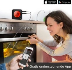 Claire BF-5 BBQ Thermometer - Vleesthermometer - Oventhermometer - Draadloos Met App - Incl. Batterijen En 6 Meetsondes 9 Claire BF-5 BBQ Thermometer - Vleesthermometer - Oventhermometer - Draadloos Met App - Incl. Batterijen En 6 Meetsondes -Merkloos Verkoopwinkel 1200x1181 5