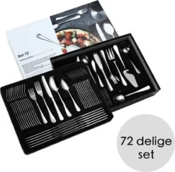 Bestekset Zilverkleurig - 72-delig - 12 Personen - Complete Set -Merkloos Verkoopwinkel 1200x1183 1
