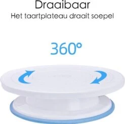 Jumalu Taartplateau - Draaibaar Taartplateau Anti-slip - Draaiplateau Taart –Turntable Cake - Taartplateau - Draaitafel -Merkloos Verkoopwinkel 1200x1184 15