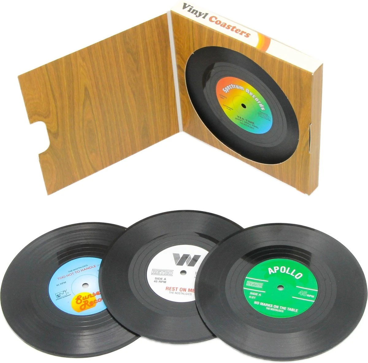 Merkloos Vinyl Platen Onderzetters Voor Glazen | LP Onderzetters (6 Stuks) | Onderzetters Met Anti-slip 9 Merkloos Vinyl Platen Onderzetters Voor Glazen | LP Onderzetters (6 Stuks) | Onderzetters Met Anti-slip - Afbeelding 9
