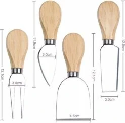 Merkloos XL Tapasplank-Borrelplank-Bamboe Kaasplank- Met 4 Messen--serveerplank -Merkloos Verkoopwinkel 1200x1185 9