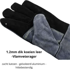 BBQ Handschoenen - Ovenwanten - Hittebestendige Handschoen - Bbq Accessoires - Tot 500°C - Ovenhandschoenen - Las Handschoenen 2 Stuks -Merkloos Verkoopwinkel 1200x1187 3