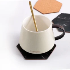 Onderzetters Hardboard Kurk Zwart Marmer | Luxe Hexagon Onderzetters Marmer | Marmeren Onderleggers Voor Glazen - Cadeau - Cadeaustrik -Merkloos Verkoopwinkel 1200x1194 15