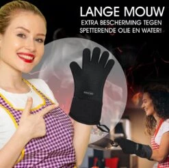 Sense Of Taste Ovenwanten - 2 Stuks - Ovenhandschoenen - Hittebestendig - 230°C - Siliconen - Zwart - Koken - Extra Lang 10 Sense Of Taste Ovenwanten - 2 Stuks - Ovenhandschoenen - Hittebestendig - 230°C - Siliconen - Zwart - Koken - Extra Lang -Merkloos Verkoopwinkel 1200x1196 11