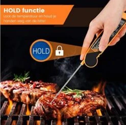 Digitale Vleesthermometer Waterdicht - BBQ Thermometer - Kernthermometer - Suikerthermometer – Kookthermometer Voor Vloeistof -Merkloos Verkoopwinkel 1200x1197 12
