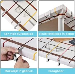 Promida 10 Tafelkleedklemmen – Stevige Tafelklemmen Voor Tafellaken - Tafelkleed Gewichtjes – RVS 11 Promida 10 Tafelkleedklemmen – Stevige Tafelklemmen Voor Tafellaken - Tafelkleed Gewichtjes – RVS -Merkloos Verkoopwinkel 1200x1197 35