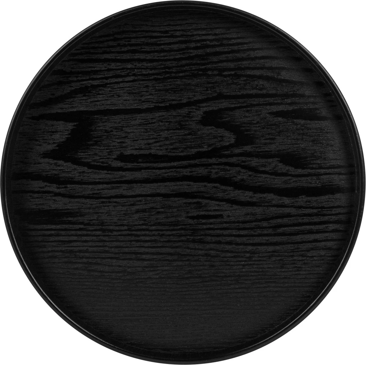 QUVIO Houten Dienblad Rond - Dienblad - Dienbladen - Decoratieve Dienbladen - Design Presenteerblad - Sierschaal - Decoratieschaal - Tapasplank - Serveerschaal - Hout - Diameter 24 Cm - Zwart 3 QUVIO Houten Dienblad Rond - Dienblad - Dienbladen - Decoratieve Dienbladen - Design Presenteerblad - Sierschaal - Decoratieschaal - Tapasplank - Serveerschaal - Hout - Diameter 24 Cm - Zwart - Afbeelding 3