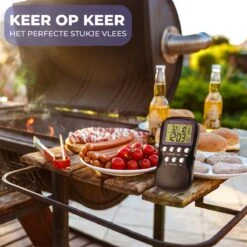 Seidon® Digitale Vleesthermometer Set – BBQ- En Oventhermometer – 0°C Tot 300°C – Kernthermometer Met 1 Sonde – Suikerthermometer - Kookthermometer -Merkloos Verkoopwinkel 1200x1199 15