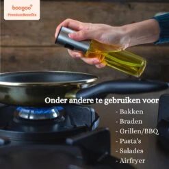 BooGoo® - Olijfolie Sprayer Deluxe - Olijfolie Fles Verstuiver Voor Keuken - Cooking Spray - Oliespray - Bbq Accesoires - Oliefles - Bakspray 15 BooGoo® - Olijfolie Sprayer Deluxe - Olijfolie Fles Verstuiver Voor Keuken - Cooking Spray - Oliespray - Bbq Accesoires - Oliefles - Bakspray -Merkloos Verkoopwinkel 1200x1199 27