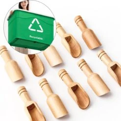 10 Stuks Mini Houten Lepels - Kleine Theelepeltjes - Houten Schepjes - Doseerschep Maatlepel - Lepels Voor Keuken, Koken, Kruiden, Koffie, Thee, Suiker En Zout - Spatel 13 10 Stuks Mini Houten Lepels - Kleine Theelepeltjes - Houten Schepjes - Doseerschep Maatlepel - Lepels Voor Keuken, Koken, Kruiden, Koffie, Thee, Suiker En Zout - Spatel -Merkloos Verkoopwinkel 1200x1199 3