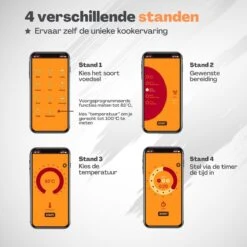 Vulpes Kitchen Vleesthermometer - BBQ - Oplaadbaar - Draadloos - Bluetooth -Merkloos Verkoopwinkel 1200x1200 1047