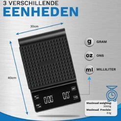 WeighJo Koffie Weegschaal - Digitale Keukenweegschaal - Precisieweegschaal - Barista -Merkloos Verkoopwinkel 1200x1200 1052