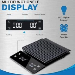 WeighJo Koffie Weegschaal - Digitale Keukenweegschaal - Precisieweegschaal - Barista -Merkloos Verkoopwinkel 1200x1200 1053