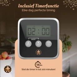 Digitale Thermometer – Oventhermometer – Suikerthermometer Digitaal – Kernthermometer – Keukenthermometer – Voedselthermometer – Thermometer Ook Geschikt Als Voor Vlees, BBQ, Oven -Merkloos Verkoopwinkel 1200x1200 1107