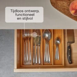 SCHOBERG Houten Bestekbak 34 Cm X 25 Cm X 5 Cm | Bamboe Enkele Keuken Bestekbak | Universele Bestekbak -Merkloos Verkoopwinkel 1200x1200 116