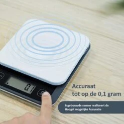Keukenweegschaal Digitaal - Precisie Keuken Weegschaal - Tot 5 KG 16 Keukenweegschaal Digitaal - Precisie Keuken Weegschaal - Tot 5 KG -Merkloos Verkoopwinkel 1200x1200 1161