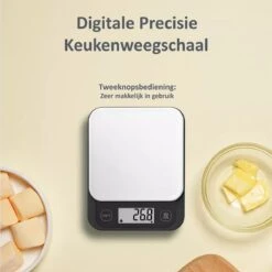 Keukenweegschaal Digitaal - Precisie Keuken Weegschaal - Tot 5 KG 23 Keukenweegschaal Digitaal - Precisie Keuken Weegschaal - Tot 5 KG -Merkloos Verkoopwinkel 1200x1200 1165