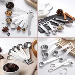 BOTC Maatbeker Set - 11-Delige - Meetlepels - Measuring Spoons - Maatschepjes - RVS -Merkloos Verkoopwinkel 1200x1200 1175