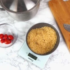 Vannons - Keukenweegschaal - Keukenweegschaal Digitaal - Precisie Weegschaal Tot 5 Kilo - Glas - Wit -Merkloos Verkoopwinkel 1200x1200 1182