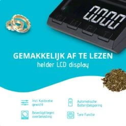 SOEM® Digitale Precisie Weegschaal - 0,001 Tot 100 Gram Tarra Functie - Pocket Scale - Juweliersweegschaal -Merkloos Verkoopwinkel 1200x1200 1188