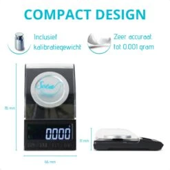 SOEM® Digitale Precisie Weegschaal - 0,001 Tot 100 Gram Tarra Functie - Pocket Scale - Juweliersweegschaal -Merkloos Verkoopwinkel 1200x1200 1191