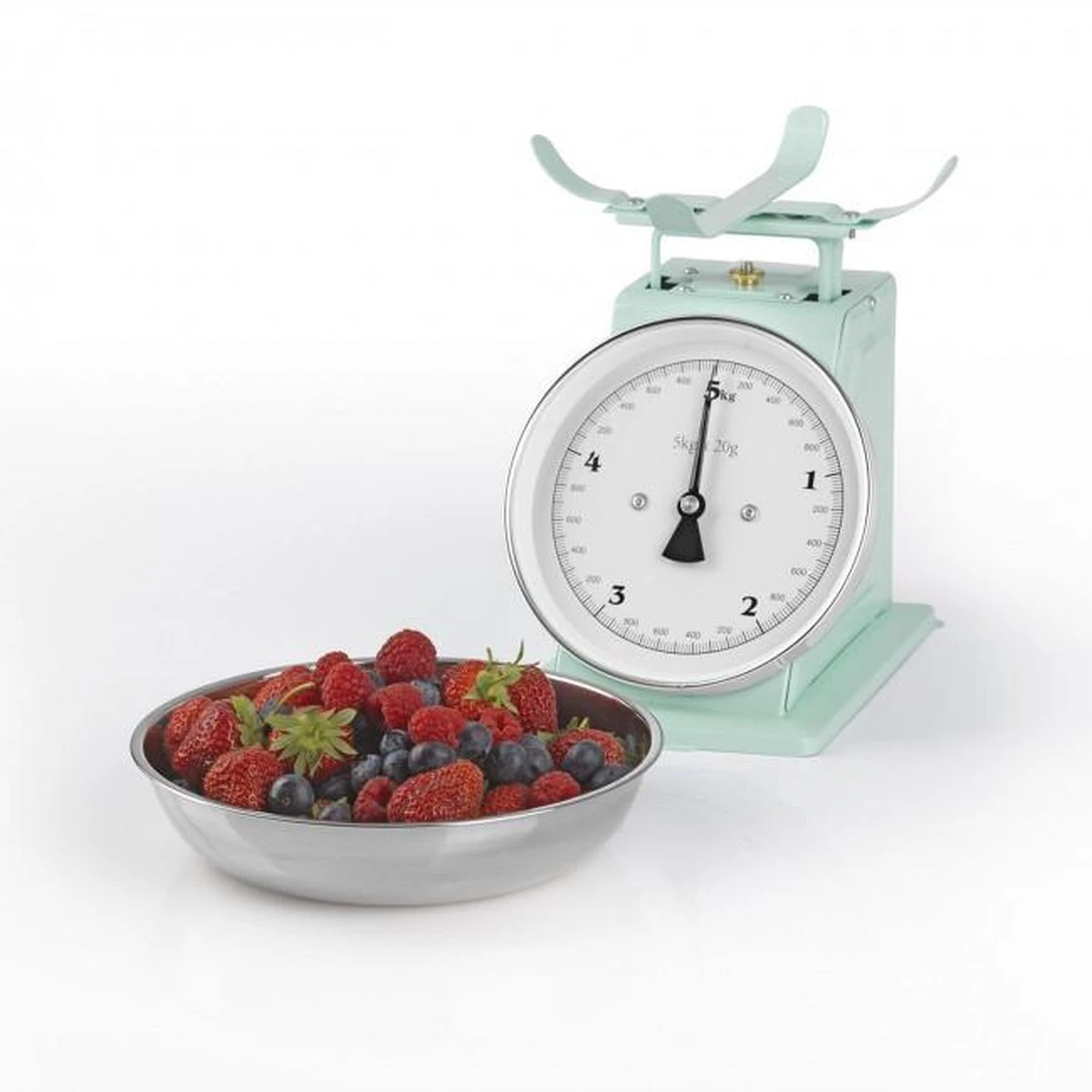 GourmetMaxx Retro Weegschaal Mint 2 GourmetMaxx Retro Weegschaal Mint - Afbeelding 2