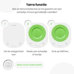 Formilo Digitale Precisie Keukenweegschaal Met App - Weegschaal Keuken Met Tarra Functie - 1gr Tot 5kg - Inclusief Batterijen - Wit -Merkloos Verkoopwinkel 1200x1200 1195