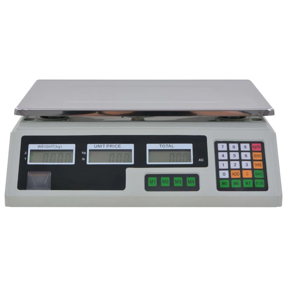 VidaXL Weegschaal Digitaal Met Oplaadbare Batterij 30 Kg 4 VidaXL Weegschaal Digitaal Met Oplaadbare Batterij 30 Kg - Afbeelding 4