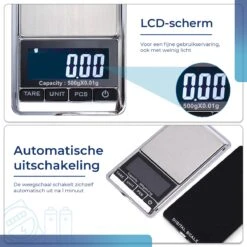 Precisie Weegschaal Keuken Digitaal - 0 01 Tot 500 Gram - Nauwkeurig! -Merkloos Verkoopwinkel 1200x1200 1271