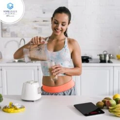 ViveGrace HOME® Digitale Precisie Keukenweegschaal - Met Tarra Functie - Gehard Glas - Incl Batterijen - Zwart -Merkloos Verkoopwinkel 1200x1200 1327