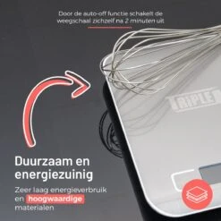 Triple J® Elektronische Keuken Weegschaal – Keukenweegschaal Digitaal – LCD Beeldscherm -Merkloos Verkoopwinkel 1200x1200 1356